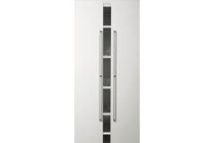 Greep GRAF MINI BA589-1178 L1200 aluminium geborsteld zwart